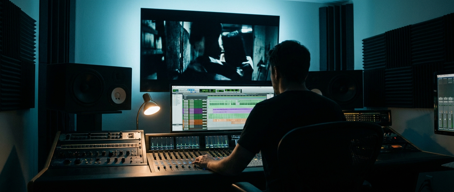 editorial · trailer cut on a timeline