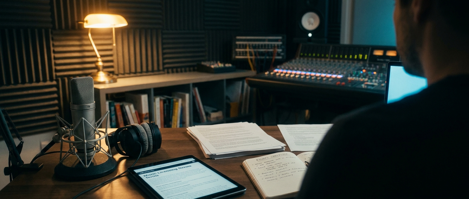 editorial · podcast rights paperwork