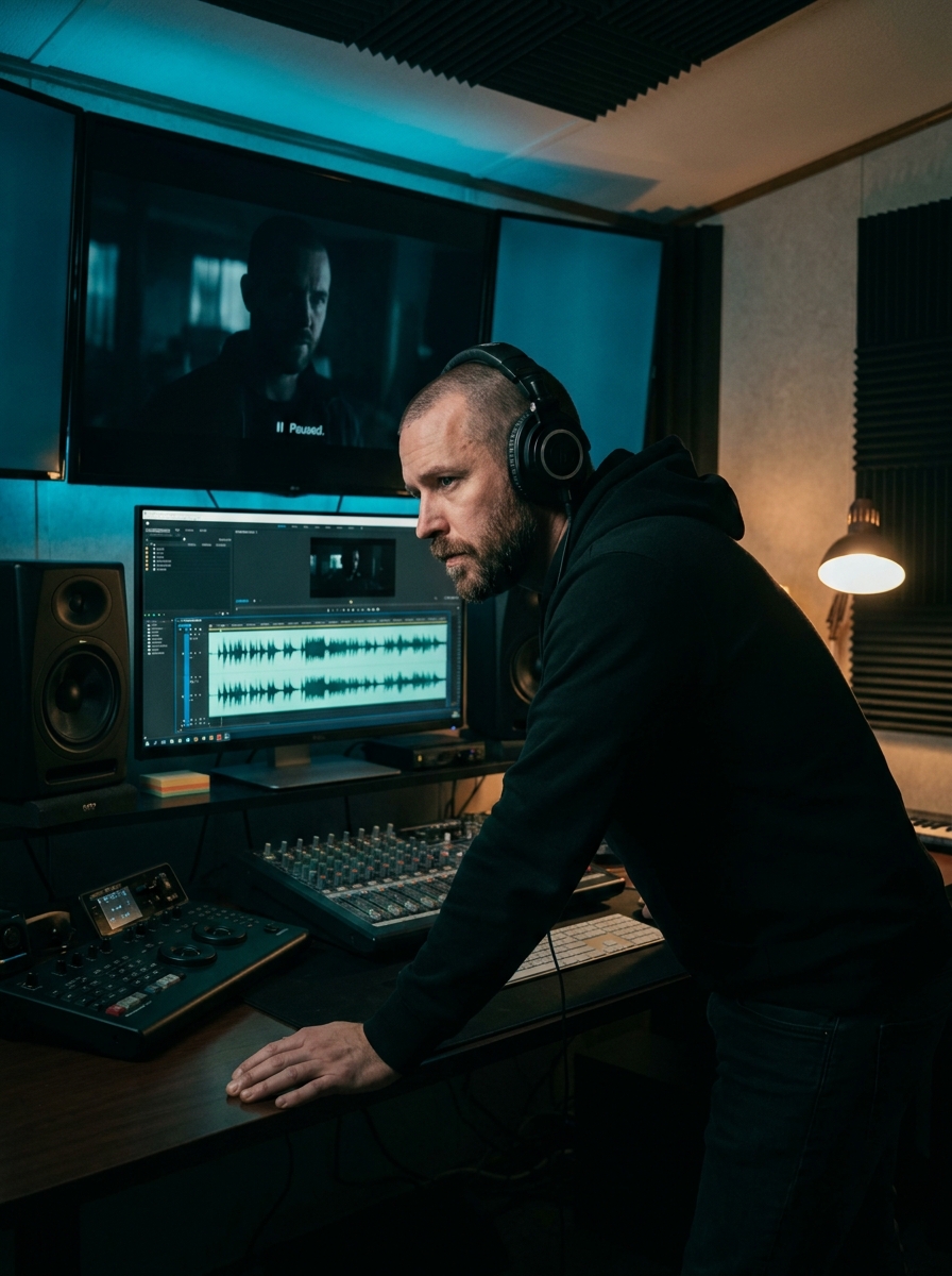 trailer edit bay · hero plate