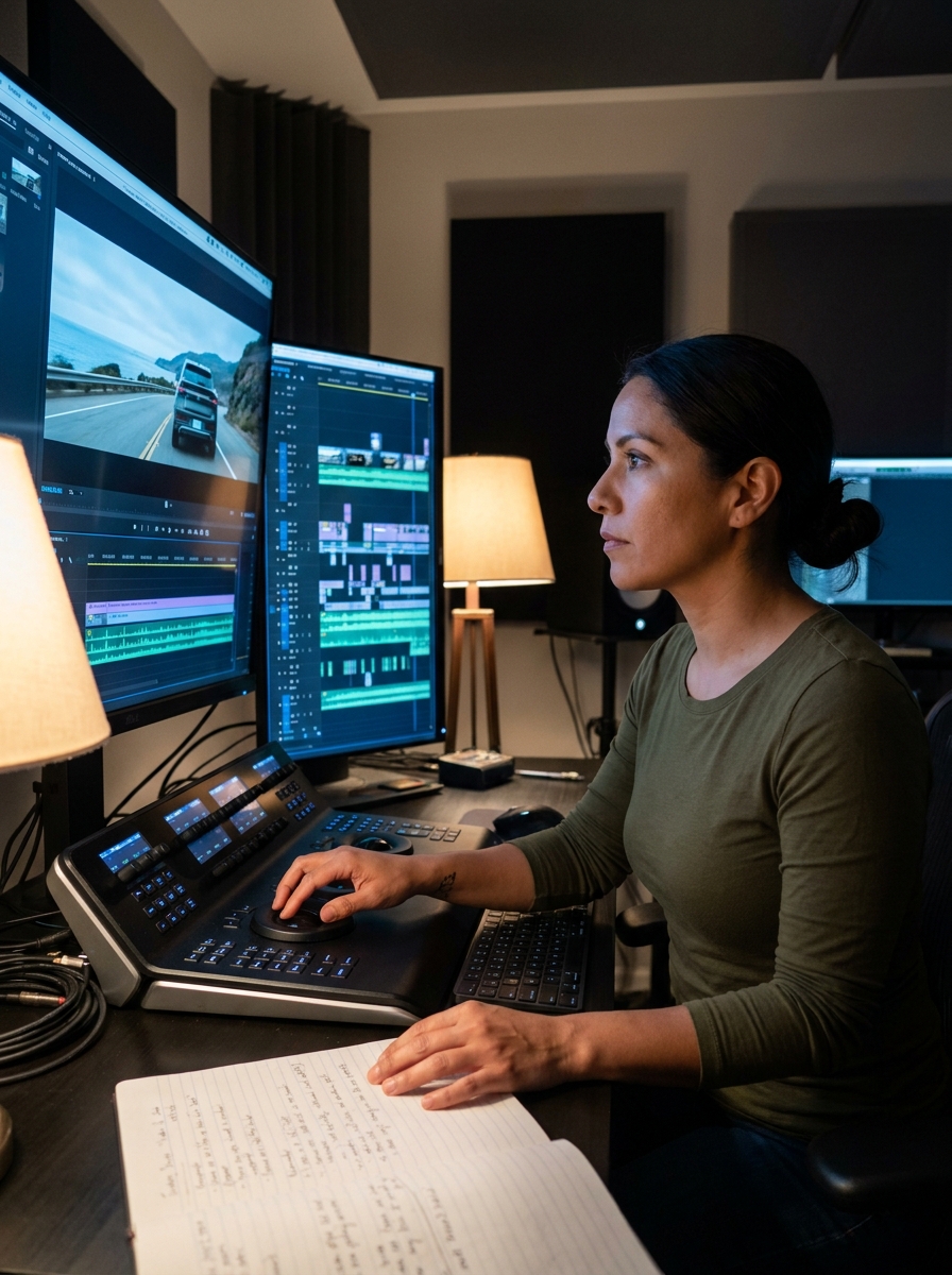 edit suite · timeline plate
